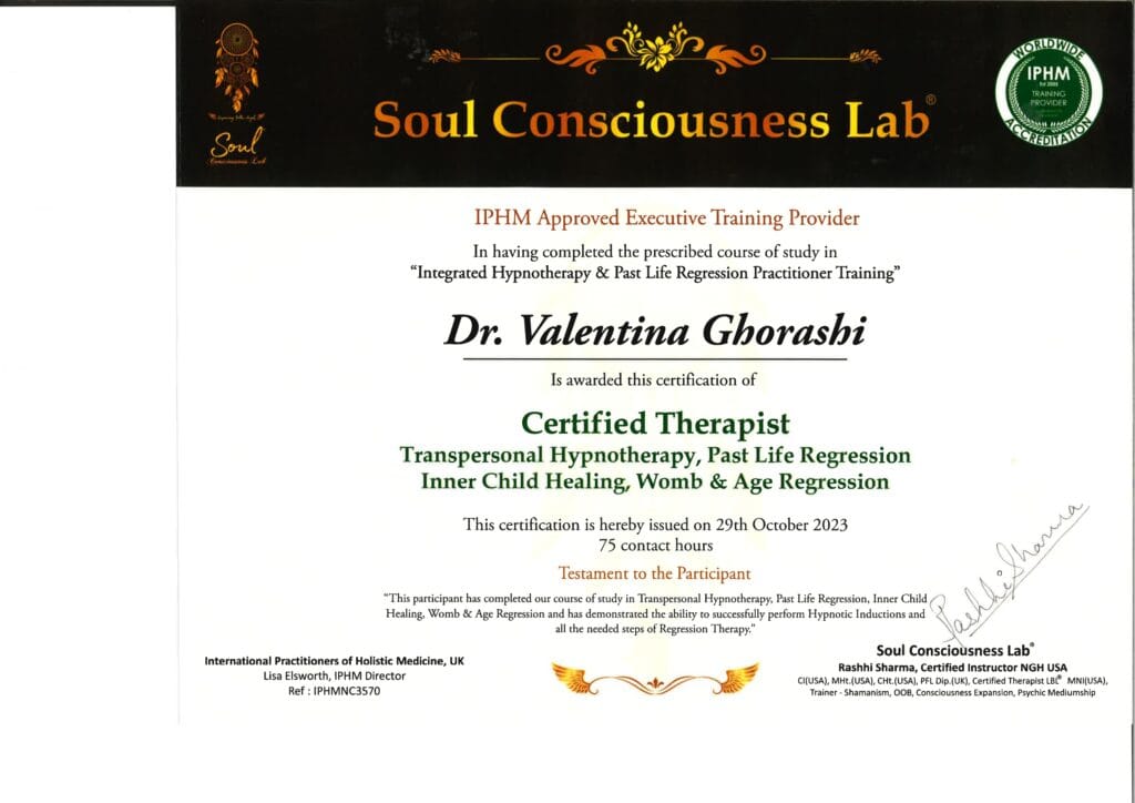 India certificate hypnotherapy _page-0001