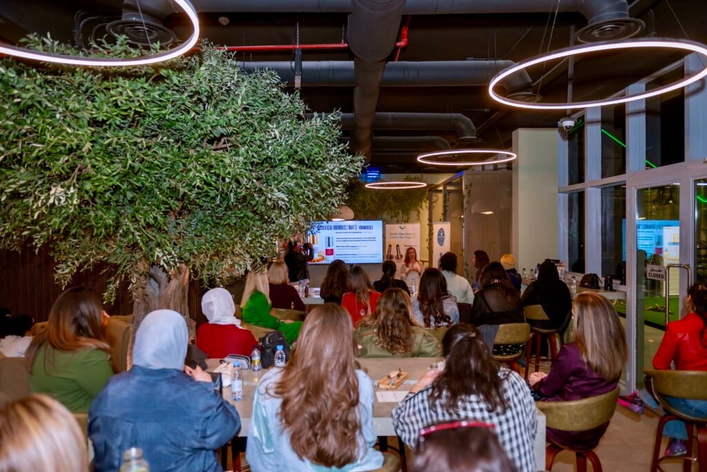Home Women attending a Medi-Gyn womenās health and perimenopause education event in Dubai
